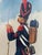 Early 20th Century French Napoleonic Military Figure Oil Paintings in Gilt Frames — Set of 6 For Sale - Image 13 of 16