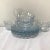 1940s Vintage Anchor Hocking Sapphire Blue Bubble Glass Dinnerware For Sale - Image 5 of 7
