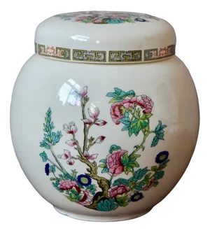 English Ceramic Ginger Jar from Sadler, 1950s