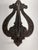 Antique Victorian cast iron wall receipt holder.