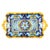 Collectible Majolica Scalloped Platter For Sale - Image 4 of 4