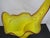 Stadelman Yellow Hand Blown Pacific Nw Studio Art Glass Handkerchief Ruffle Vase For Sale - Image 11 of 12