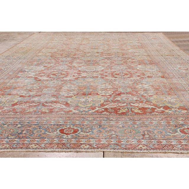 Antique Persian Mahal Rug, 08'00 X 12'07 For Sale - Image 9 of 10