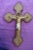 Folk Art Crucifix in Wood and Papier-Mâché For Sale - Image 4 of 4