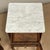 Pair of Antique French Louis XV Oak Nightstands With Carrara Marble For Sale - Image 17 of 18