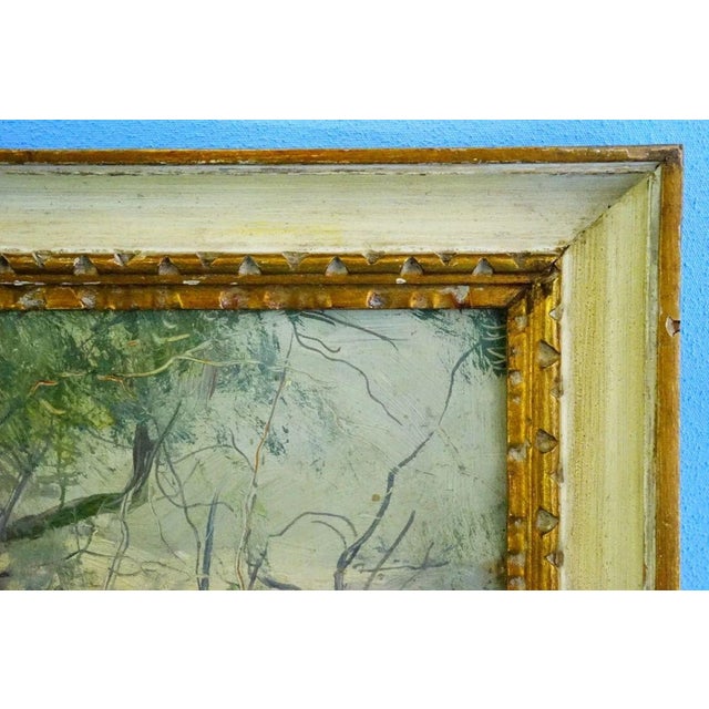 Alberto Carosi, Landscape View, 20th Century, Oil Painting on Board, Framed For Sale - Image 16 of 18