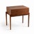Handmade narrow nightstand with drawer by Live One's, Wake Forest, North Carolina. The cabinet is solid black walnut, with...