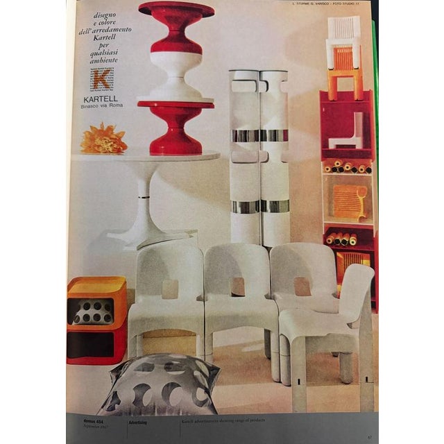 1960s Red 4997 Dining Table by Gardella & Castelli for Kartell, Italy, 1970 For Sale - Image 5 of 18