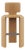 Benjamin Bar Chair by Wood Tailors Club For Sale