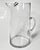Art Deco Vintage Cut Glass Starburst Pitcher For Sale - Image 3 of 5