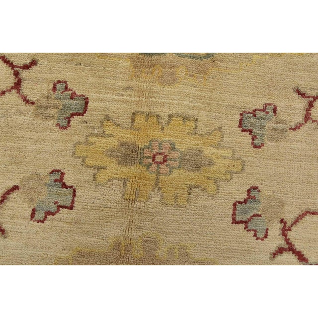 Textile Ziegler Rug 10'1'' X 13'4'' Beige Wool Traditional Hand-Knotted Oriental Carpet For Sale - Image 7 of 12