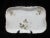 Stunning Rosenthal Louis XIV fine China small tray or serving dish White with hand painted white, subtle pink, and green...