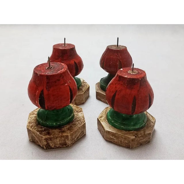 Vintage Spanish Candleholders, Set of 4 For Sale - Image 6 of 6