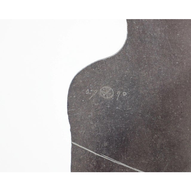 William King William King (b.1925), 1970s Steel Modernist Abstract Kinetic Puzzle Sculpture "The Test" William King, 1970 For Sale - Image 4 of 8