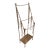 Vintage Regency Style Italian Gilt Towel Rack With Twisted Rope Swags & Tassels For Sale