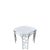 A set of four outdoor side tables by Century Furniture designed to complement loungers and seating in elegant outdoor...