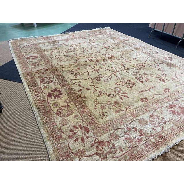 Middle Eastern Handmade Wool Rug For Sale - Image 4 of 14