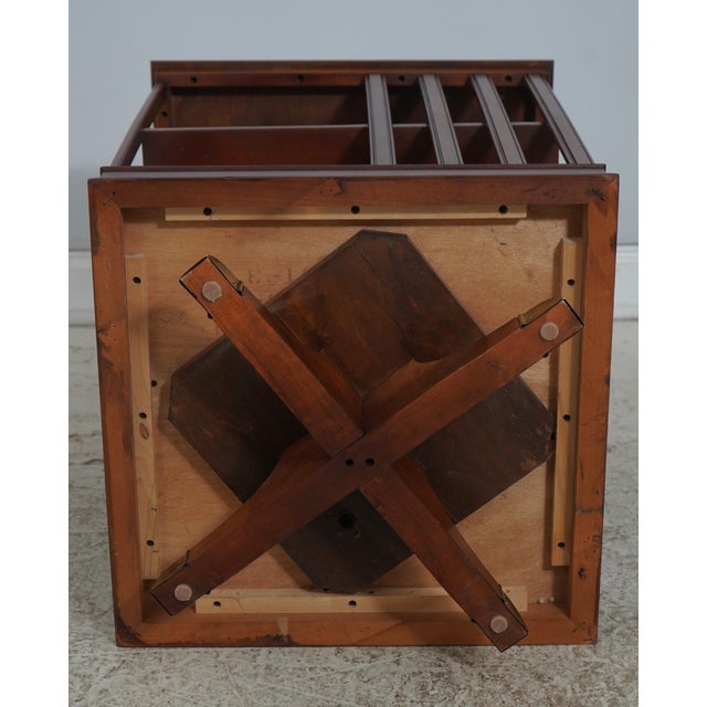 Regency Style Mahogany Inlaid Revolving Bookcase For Sale - Image 11 of 11