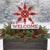 Kenneth Ludwig Chicago LED Snowflake Welcome Planter Stake For Sale - Image 4 of 4