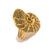 Early 21st Century Mystic Shell Gold Adjustable Chunky Ring, Size 8 For Sale - Image 5 of 9