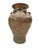 Modern Antique Decorated Brown-Glazed Mataban Jar Vase For Sale - Image 3 of 6