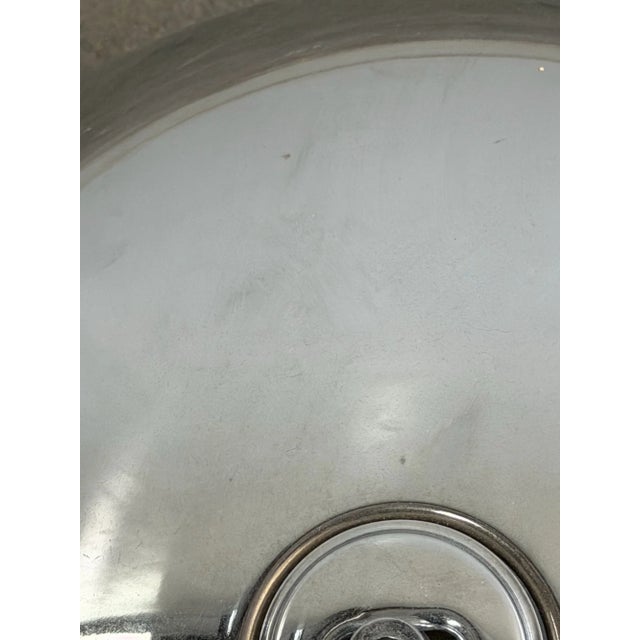 Chrome, Metal Pendant #2 For Sale - Image 11 of 15