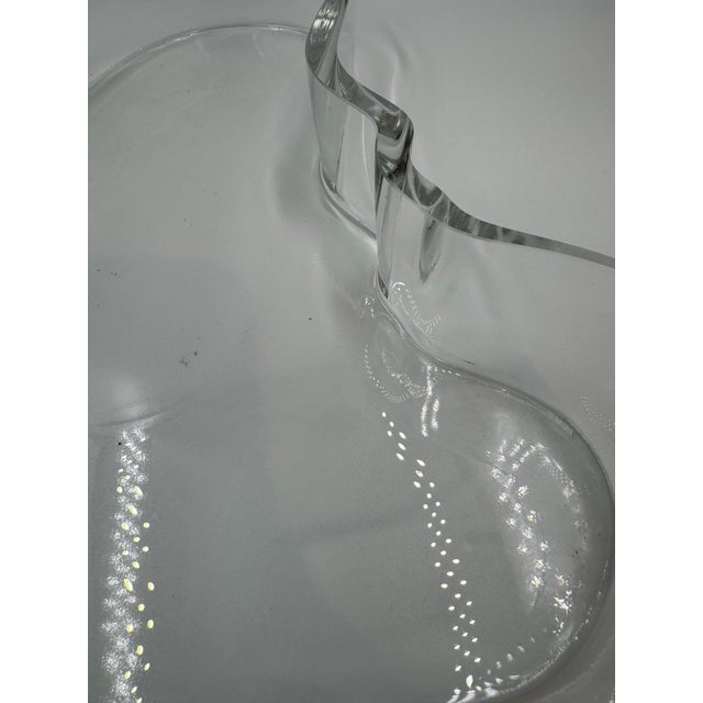 Alvar Aalto Signed & Dated 1986 Alvar Aalto Savoy Low Vase – Large 15” Sculptural Form for Iittala For Sale - Image 4 of 7