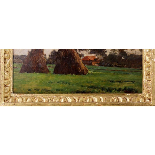 Marques de Oliveira, As Mêdas, Oil Painting on Wood For Sale - Image 4 of 8