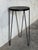 Black Stone Mosaic Top Plant Pedestal With Metal Hairpin Legs Vintage 1970s For Sale - Image 10 of 10
