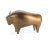 Cast Brass Susie Bull Accessory in Old Brass Finish