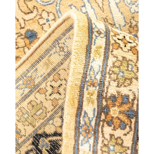 Mogul Collection Hand-Knotted Runner - Yellow 6' 1" x 13' 5" For Sale In New York - Image 6 of 9