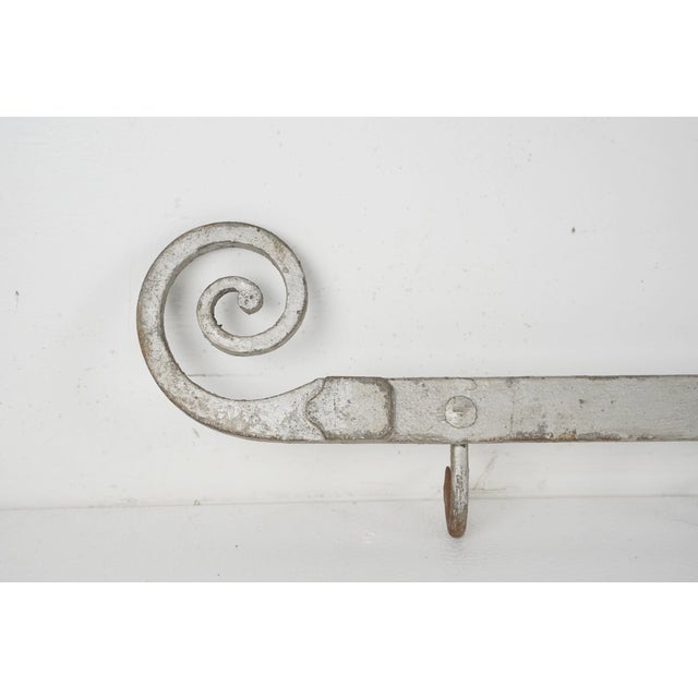Antique Industrial Butcher's Meat Hook Rack For Sale - Image 10 of 10
