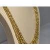 132 Gm 18 Karat Yellow Gold Designer Orlando-Orlandini Necklace For Sale - Image 16 of 18