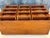 Vintage 1940s Solid Cherry 12-Drawer Serpentine French Provincial Triple Dresser and Matching Mirror Set For Sale - Image 4 of 12