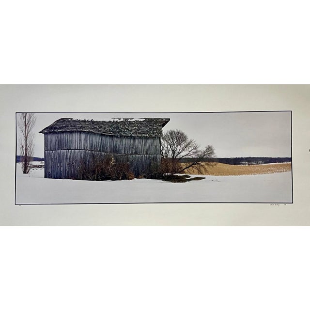 Maxwell Mackenzie "Barn in Snow, Winter" Signed Landscape Photograph, 1993 For Sale In Miami - Image 6 of 8