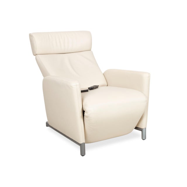 Bico Lounge Chair in Cream Leather from Cor For Sale - Image 4 of 18
