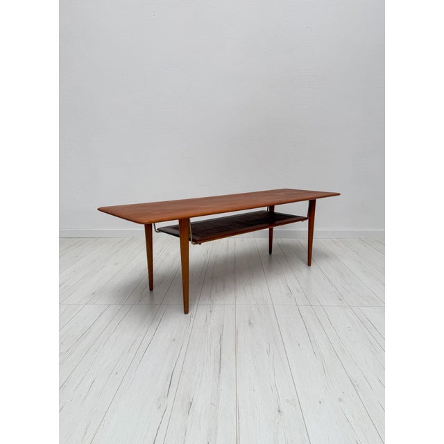 Danish Coffee Table FD 516 in Teak by Peter Hvidt & Orla Mølgaard-Nielsen for France & Daverkosen, 1960s For Sale - Image 9 of 9
