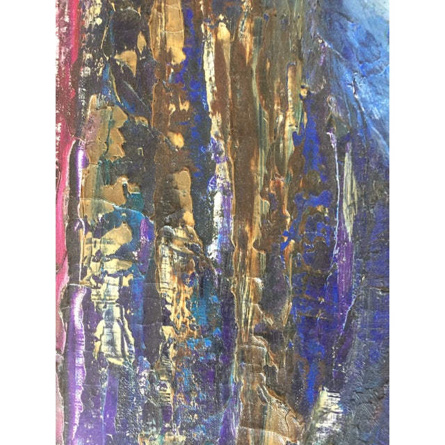 Mid-Century Modernist Woman's Portrait Painting For Sale - Image 4 of 6