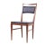 Kipp Stewart for Calvin Mid Century Walnut and Leather Dining Chairs - Set of 4 For Sale - Image 9 of 11