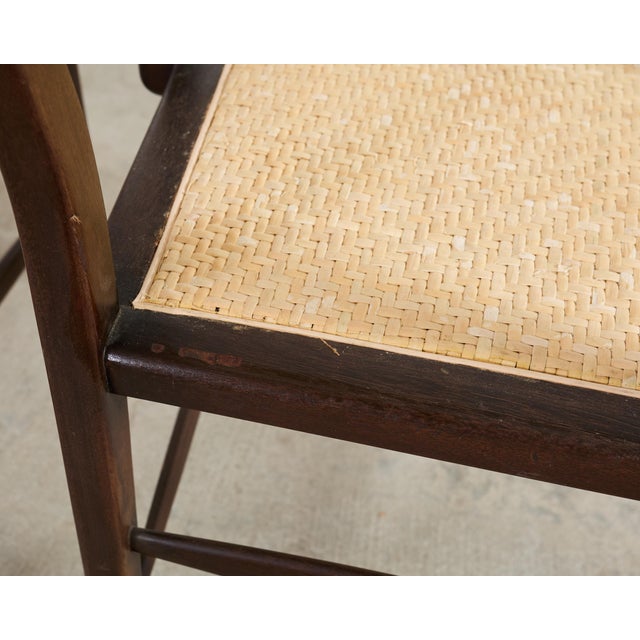 Set of Four Antler Dining Chairs by Edward Wormley for Dunbar For Sale - Image 17 of 18