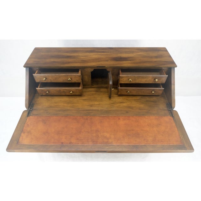 Baker Slant Drop Front Secretary Desk 3 Drawers Chest MINT For Sale - Image 11 of 18