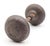 Pair of Victorian 1870s Norwalk Black Cast Iron Door Knobs For Sale - Image 4 of 6