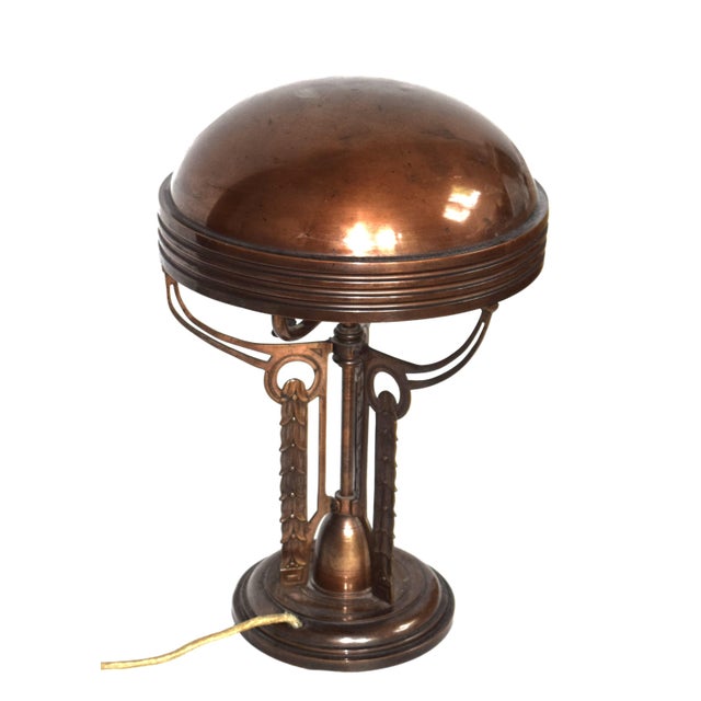 Art Nouveau Table Lamp, 1950s For Sale - Image 9 of 9