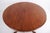 Pedestal table in late Empire style from around the 1840s, crafted in mahogany with rich carved details and classic...