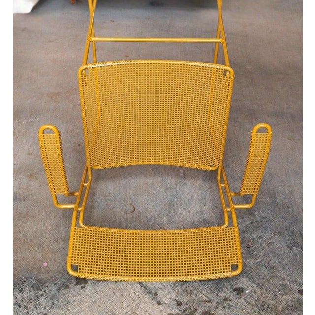 1980s Attributed to Arrben Sultana Dining Chairs, Set of 10, Newly Powder-Coated, Italy For Sale - Image 13 of 14