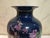 Early 20th Century Chinese Old Ceramic Vase,Qianlong Marked Blue Ground Famille Rose Porcelain Vase Hand Drawing Flowers and Birds Pattern For Sale - Image 5 of 12