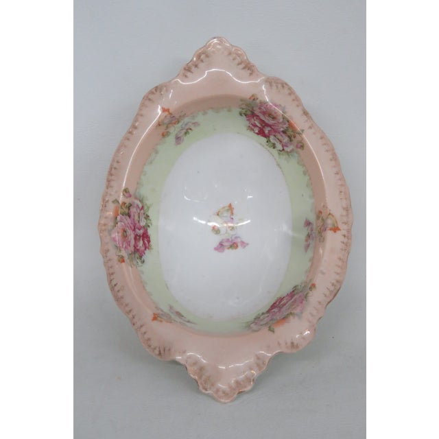 Ceramic Karl IV Gold Gilt Lime and Pink Candy Bowl Porcelain Made in Austria 4662b For Sale - Image 7 of 16