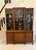 A handsome Edwardian mahogany breakfront bookcase with an elegant architectural shape and very useful proportions. The...
