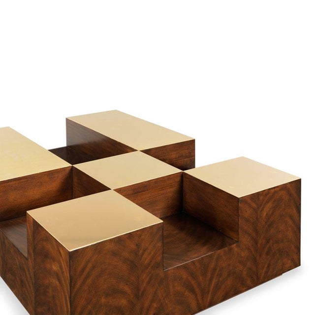 Not Yet Made - Made To Order Woodbridge Furniture Plateau Cocktail Table For Sale - Image 5 of 5