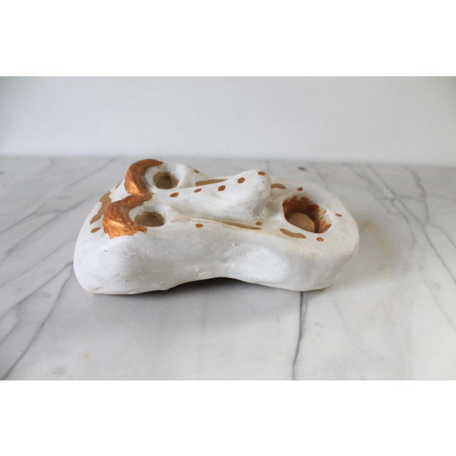 Studio Art Pottery Face Sculpture For Sale - Image 4 of 9